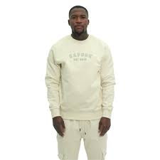 Capone Sweater Back Floral Print Beige-Green