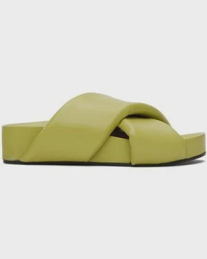 Jil Sander Crossover slides Yellow