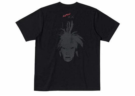 KAWS x Andy Warhol Tee 'Black'