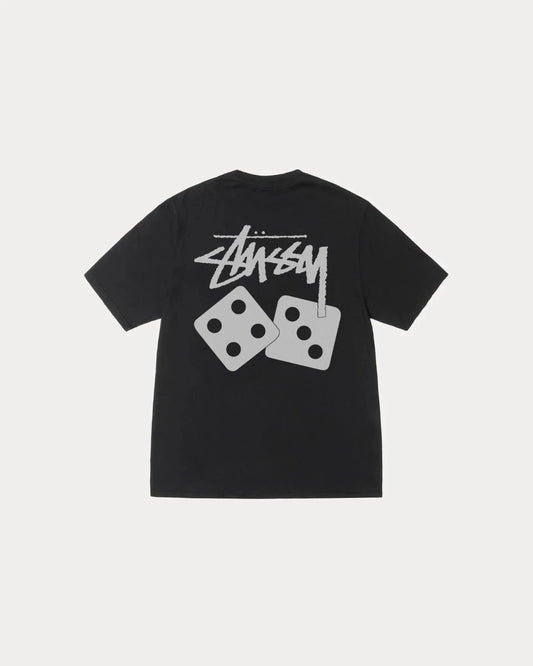 Stussy Dice Logo T-Shirt Black