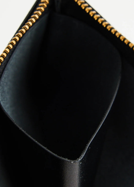 Comme Des Garcons Half Zip Wallet Navy